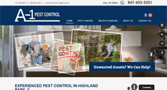 Desktop Screenshot of a1pestcontrolinc.com