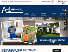 Tablet Screenshot of a1pestcontrolinc.com